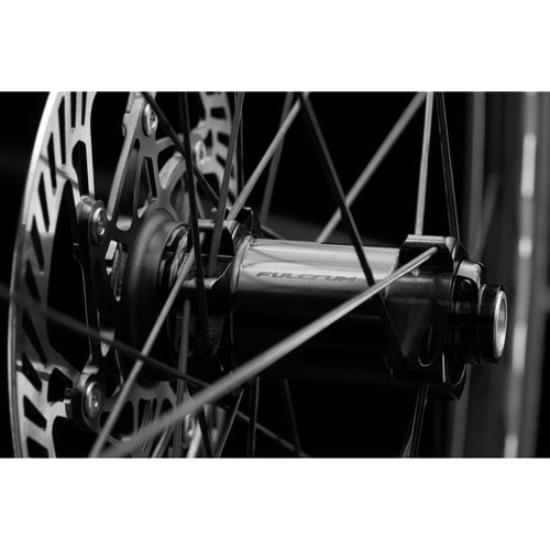 WIND 55 DB Front Wheel - 700, 12 x 100mm, Center-Lock, 2-Way Fit, Black