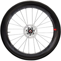 WIND 55 DB Front Wheel - 700, 12 x 100mm, Center-Lock, 2-Way Fit, Black