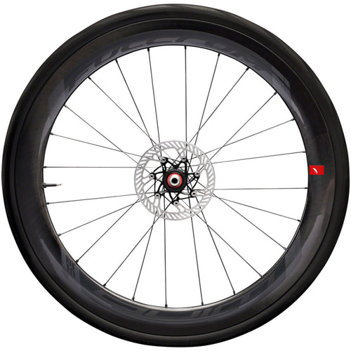 WIND 55 DB Front Wheel - 700, 12 x 100mm, Center-Lock, 2-Way Fit, Black
