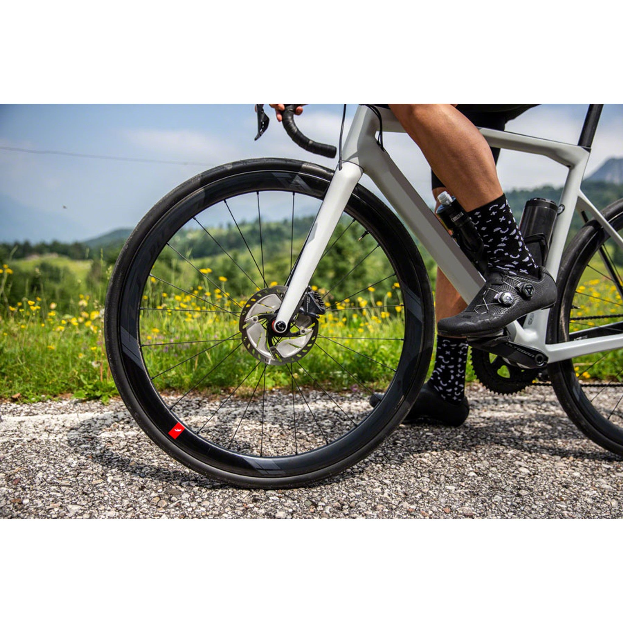 Fulcrum WIND 40 DB Front Wheel - 700, 12 x 100mm, Center-Lock, 2-Way Fit, Black