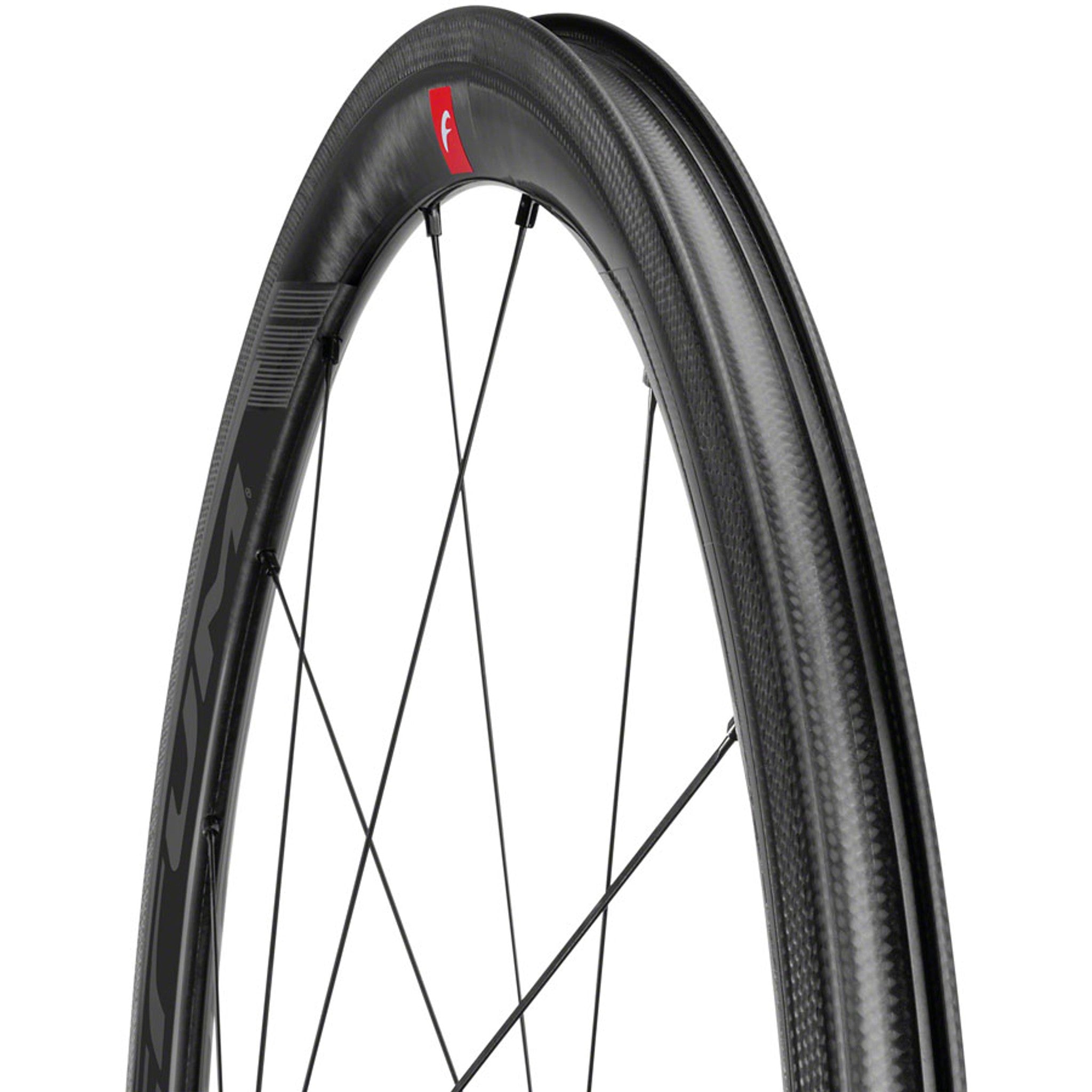 Fulcrum WIND 40C Front Wheel - 700, QR x 100mm, Rim Brake, Black