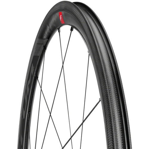 Fulcrum WIND 40C Front Wheel - 700, QR x 100mm, Rim Brake, Black