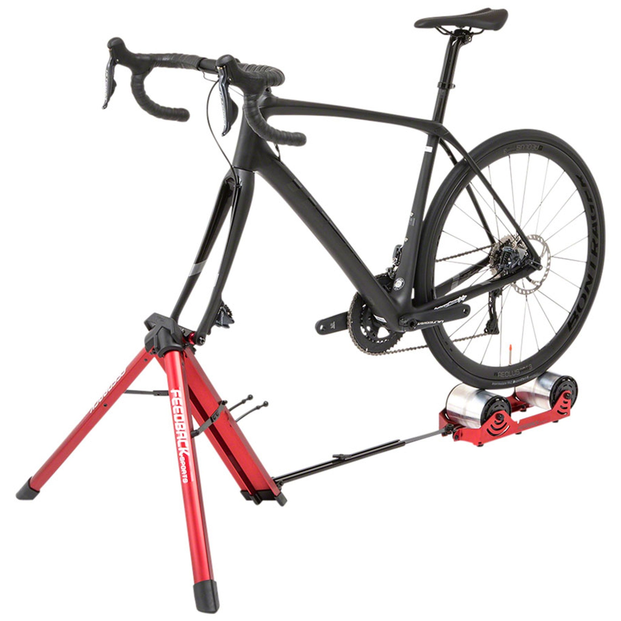 Omnium Over-Drive Rear Wheel Trainer - Fork Mount, Progressive Resistance, Red
